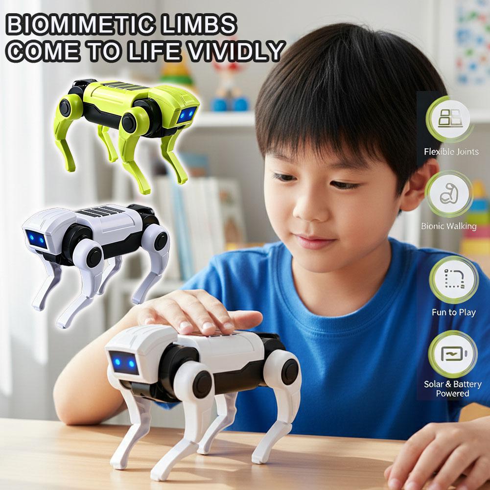 Model Kit Mecha - Brinquedo Robô Cão RC de Montagem