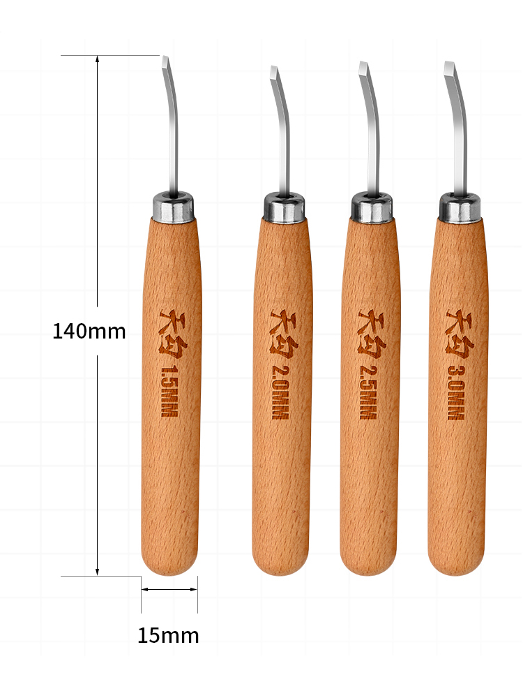Hobby Knife Blade - MSWZ Radian Faca de lâmina plana