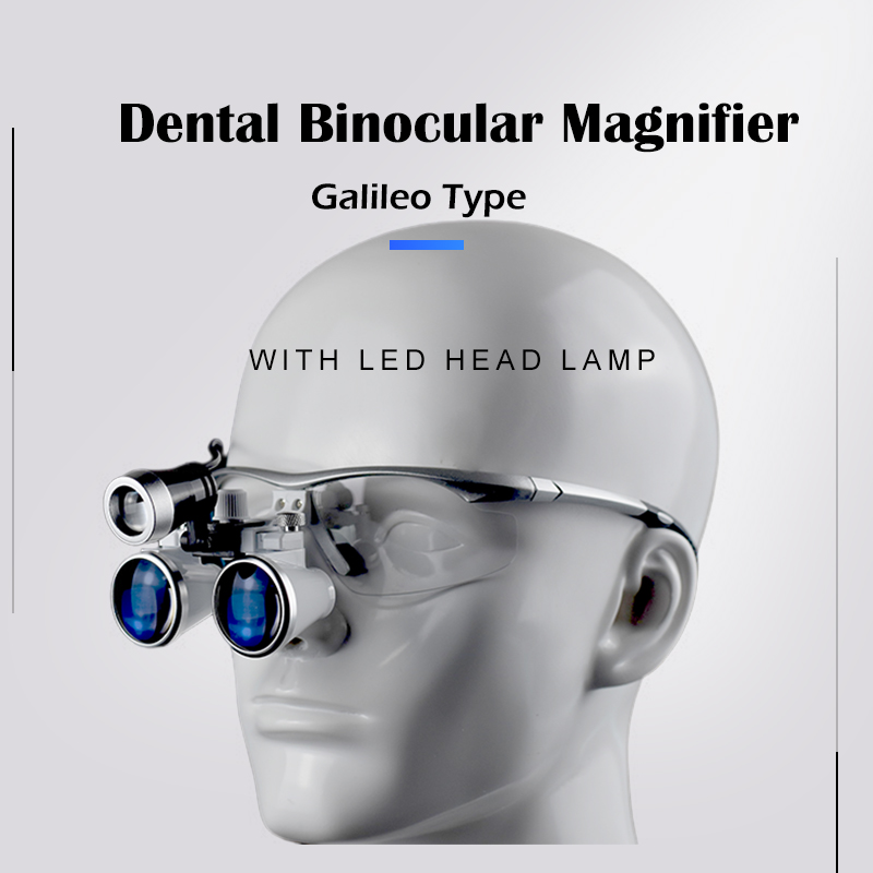 Magnifier With Light - Dentista lupas lâmpada laboratório médico odontologia