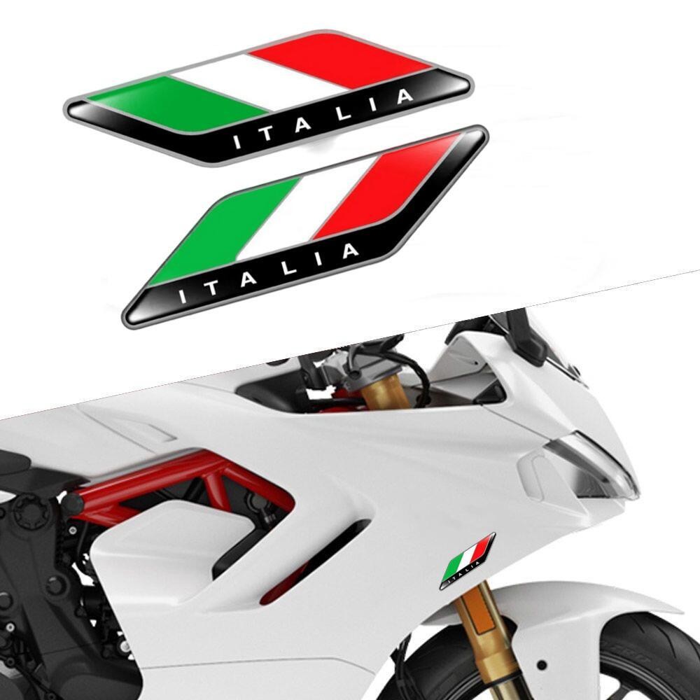 Model Kit Vespa - Emblema de Bandeira Tricolor 3D em