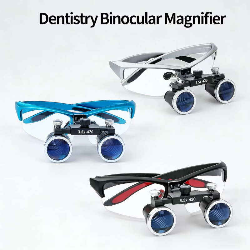 Magnifier With Light - Lupa Binocular Odontológica Ultra-leve 3.5X com