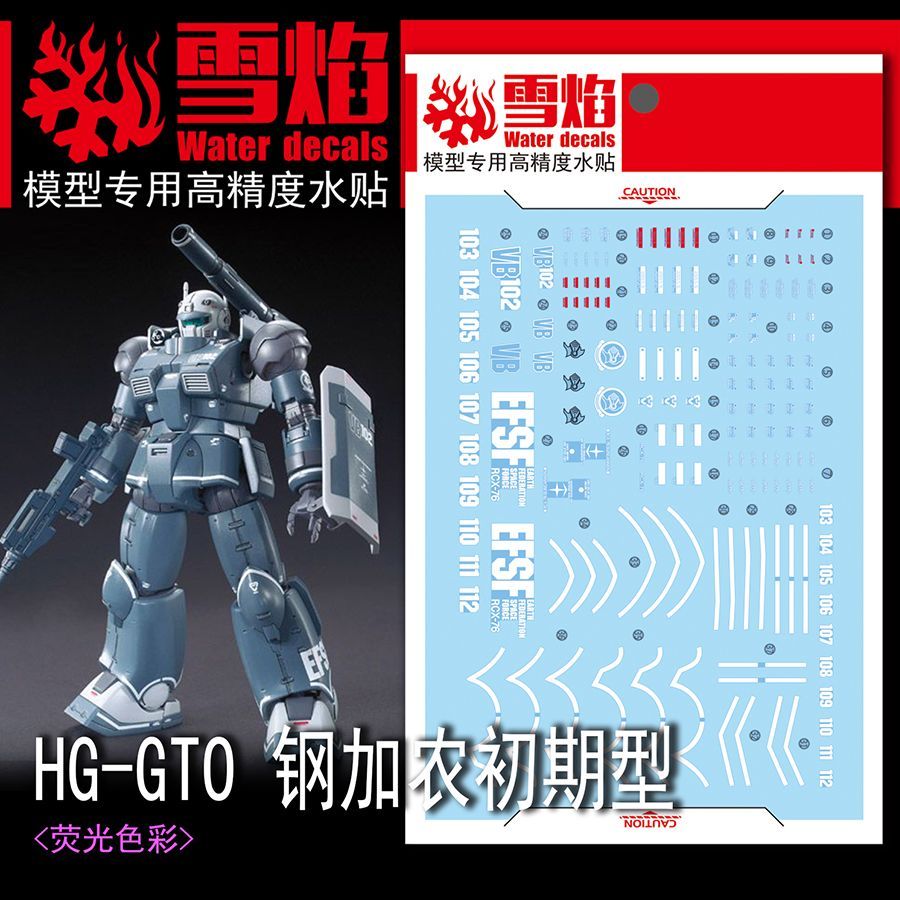 Model Kit Mecha - Decalques de Modelo de Alta Precisão