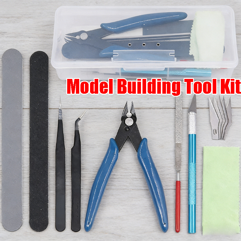 Model Kit Simulator - Kit completo de ferramentas modelo gunpla,