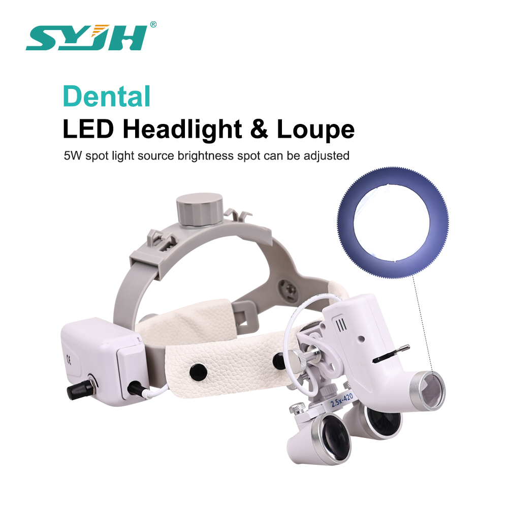Lupa cirúrgica de luz led dent - Magnifier With Light avaliação e preço