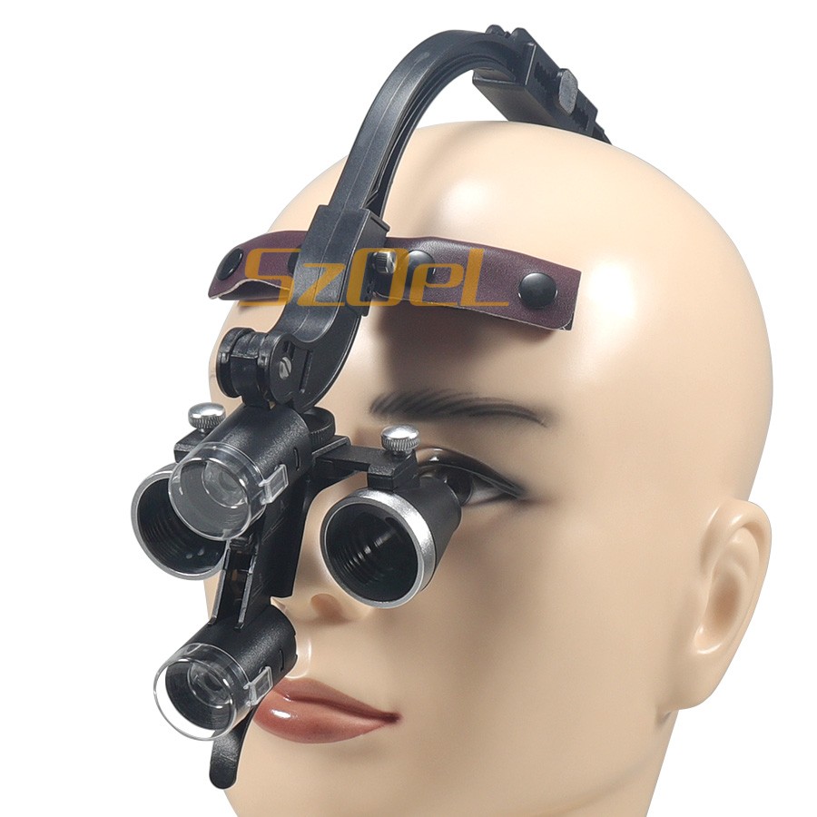 Lupa dental binocular, Farol f - Magnifier With Light avaliação e preço