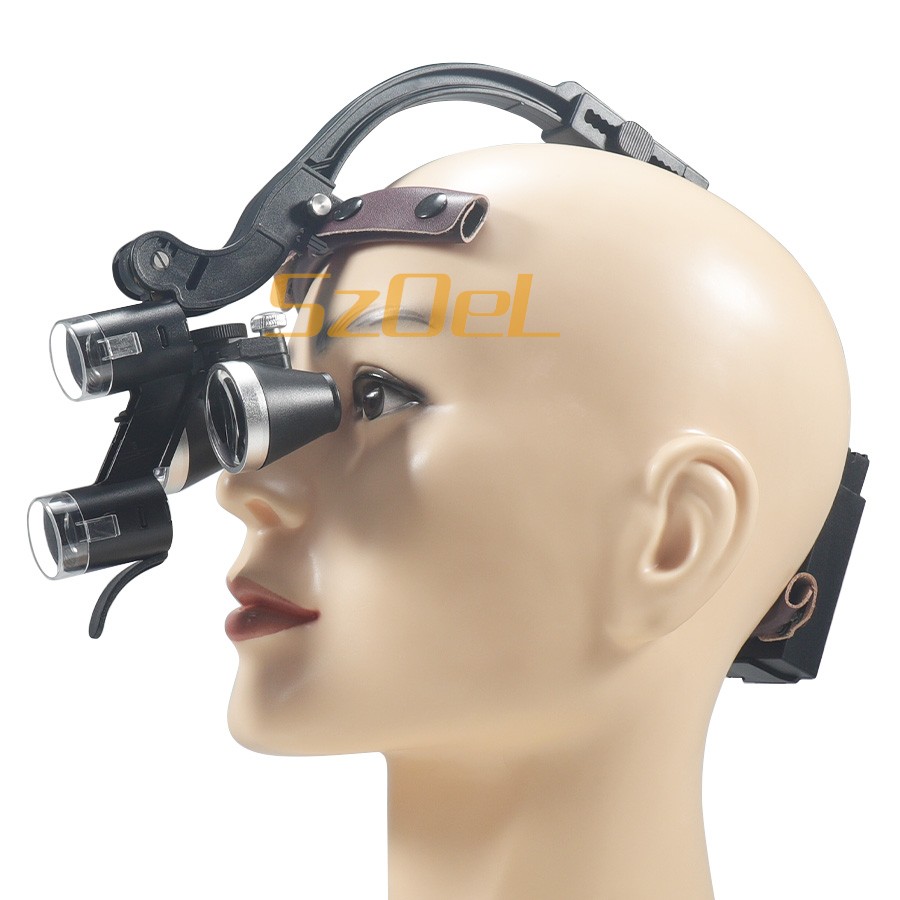 Lupa dental binocular, Farol f - Magnifier With Light avaliação e preço