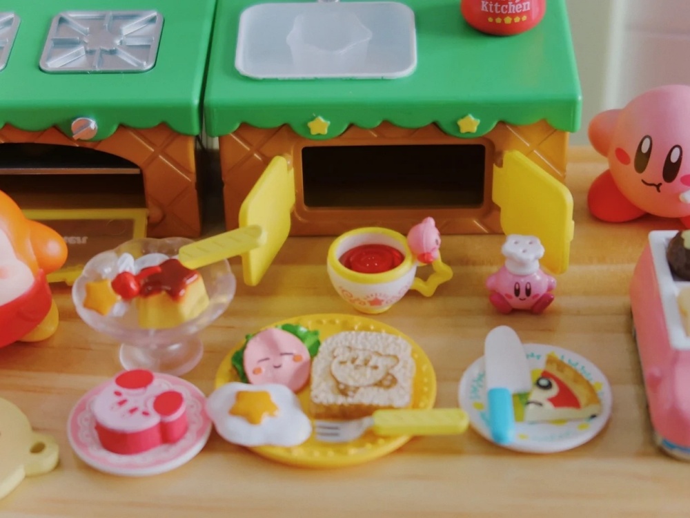 RE-MENT Kirby Kitchen Conjunto - Model Kitchen Set Pvc avaliação e preço