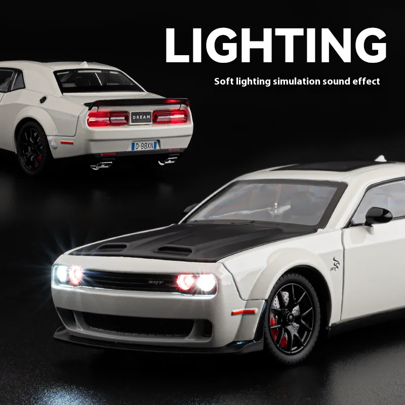 1:24 Dodge Challenger SRT Hell - Model Kit Mustang avaliação e preço