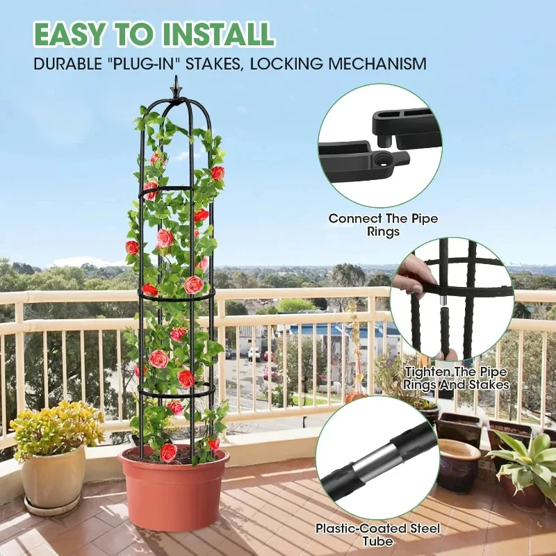 Suporte para Plantas de Jardim - Model Kit Obelisk avaliação e preço