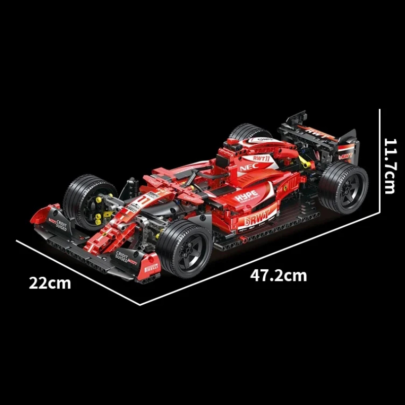 Red F1 Sports Racing Cars Buil - Model Kit F1 avaliação e preço