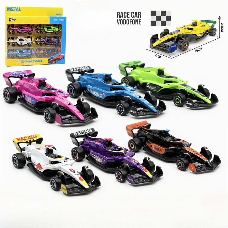 Conjunto de 6 carros de brinqu - Model Kit F1 avaliação e preço