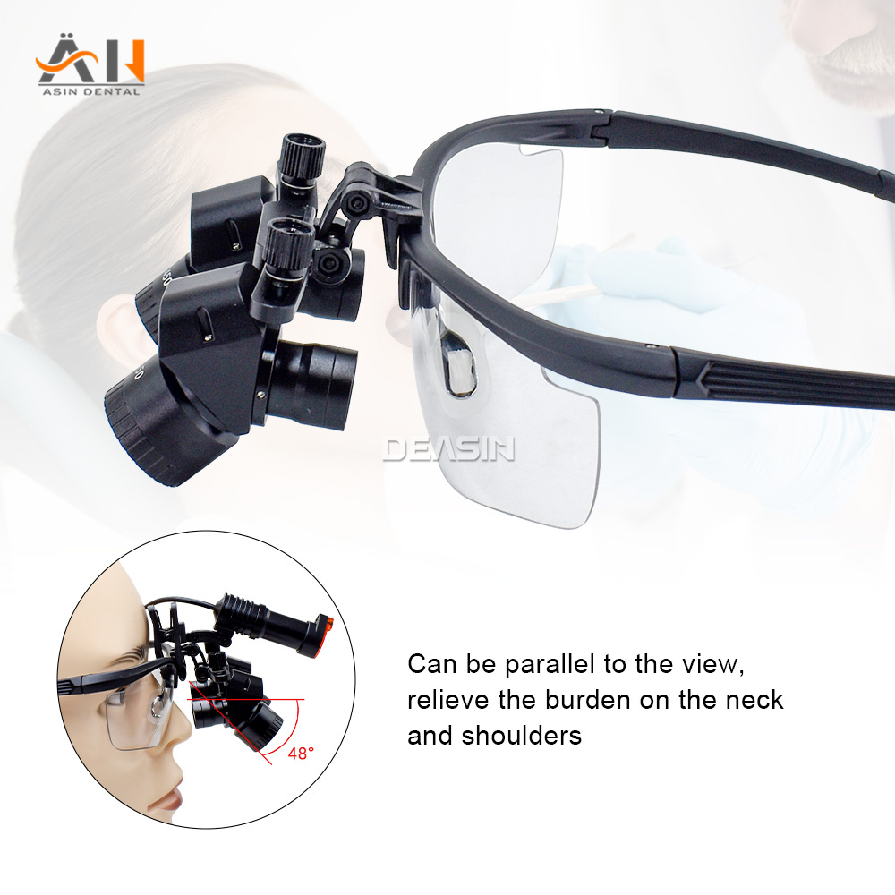 Novas lupas dentárias ergonômi - Magnifier With Light avaliação e preço