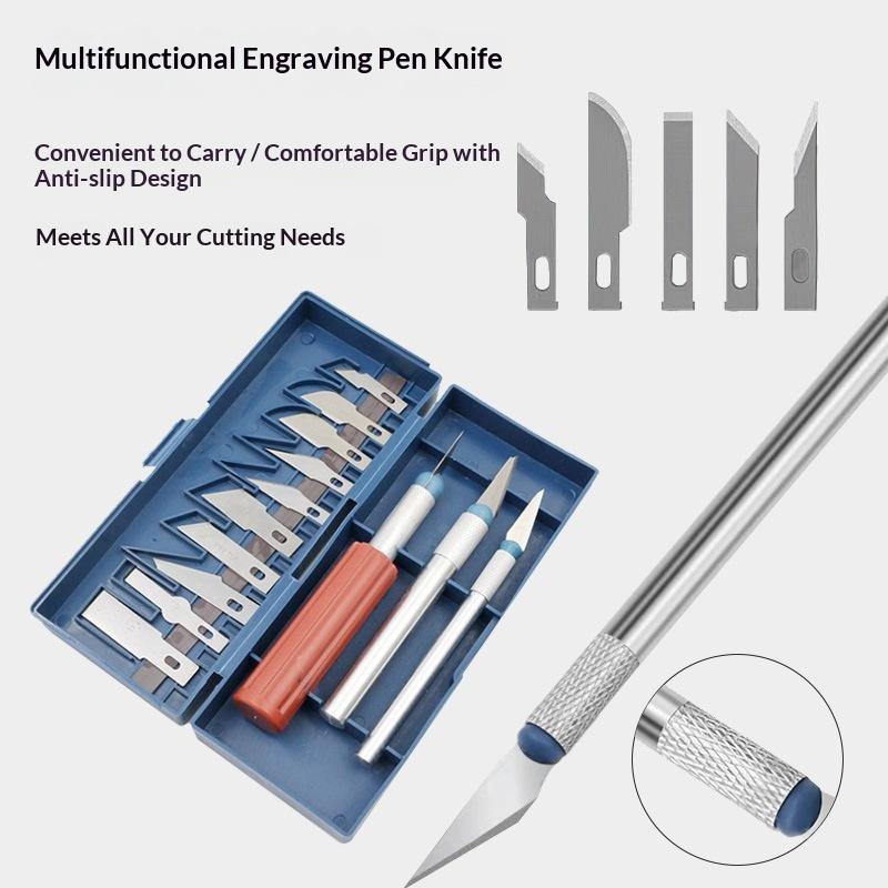 Conjunto de 13 Facas de Gravaç - Hobby Knife Blade avaliação e preço