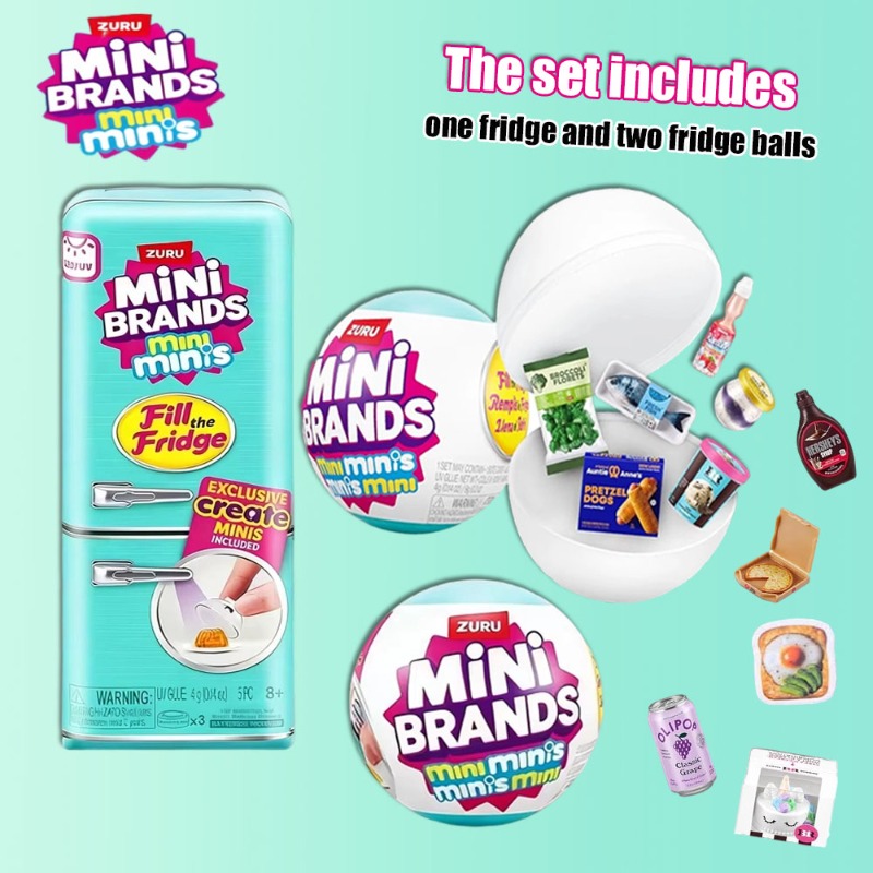 ZURU Mini Brands Mini Geladeir - Model Kitchen Set Pvc avaliação e preço