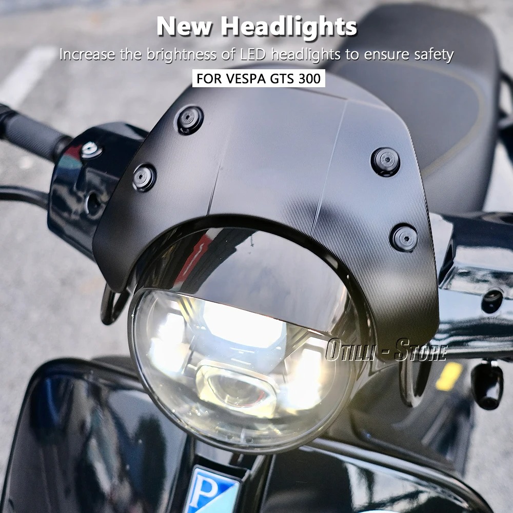 Conjunto de farol led preto cr - Model Kit Vespa avaliação e preço