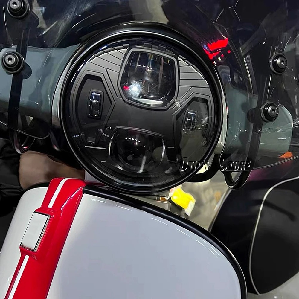 Conjunto de farol led preto cr - Model Kit Vespa avaliação e preço