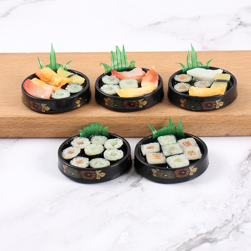 Mini Prato de Sushi com Padrão - Model Kitchen Set Pvc avaliação e preço