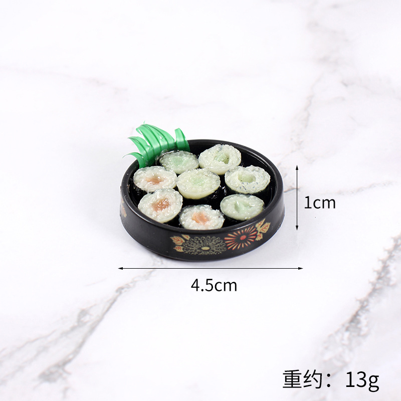 Mini Prato de Sushi com Padrão - Model Kitchen Set Pvc avaliação e preço